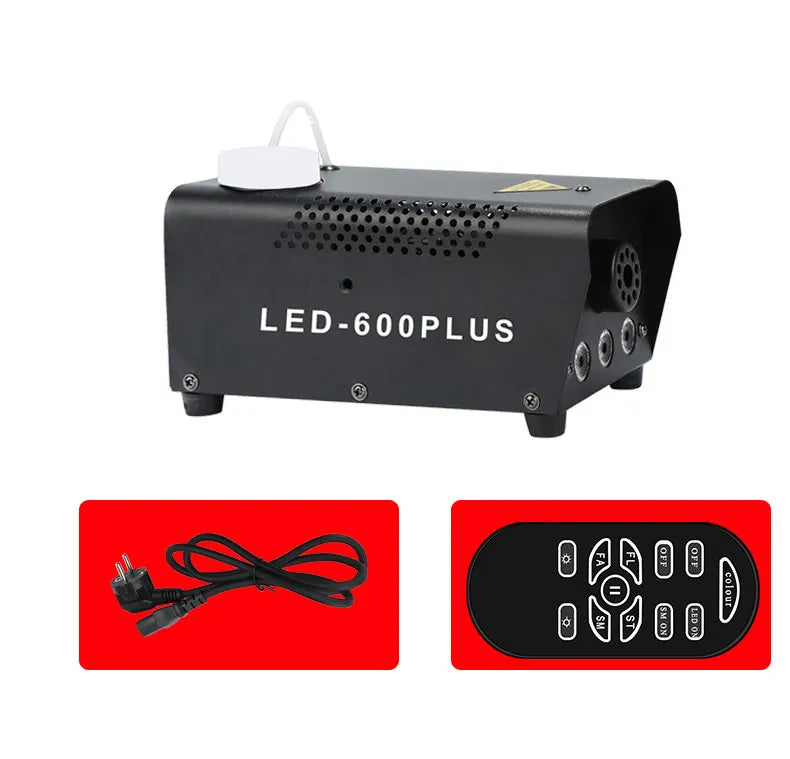 Disco Party automatic fog machine LED-600PLUS  wedding club fogger DJ remote smoke device