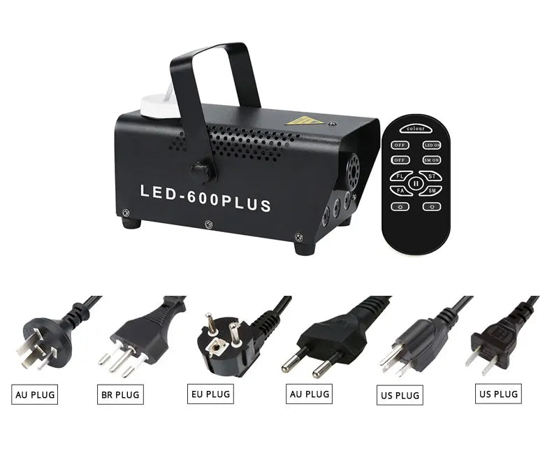 Disco Party automatic fog machine LED-600PLUS  wedding club fogger DJ remote smoke device